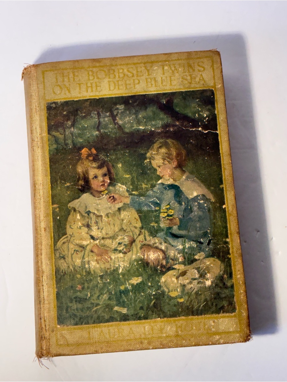 1918 Bobbsey Twins on the Deep Blue Sea Laura Lee Hope HC First Edition Early